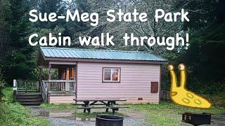 Sue-Meg State Park Cabins walk through!