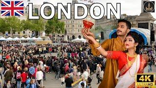 London DIWALI Celebration 2024 | DIWALI Central London Virtual Walking Tour | 4K HDR