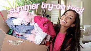 HUGE SUMMER TRY-ON HAUL (summer 2023 wardrobe essentials!)