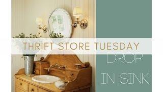 Thrift Store Tues. Ep. 1 - How to Thrift Shop - Antique vanity & Wardrobe cabinet