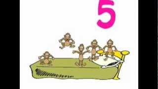 Five Little Monkeys Jumping on the Bed - Original Song