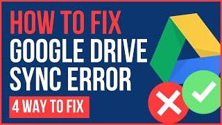 GOOGLE DRIVE SYNCHRONIZATION ERROR ANDROID | Fix Synchronization Error In Google Drive [2024]