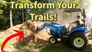 How Wood Chips Can Transform Your Trails – LS Tractor at Work