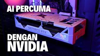 Guna Aplikasi AI PERCUMA dengan PC NVIDIA GeForce RTX