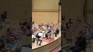 Behind the Scenes at Rehearsal: Herbert Blomstedt conducts Schubert Symphony No  6