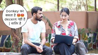 Donkey कर सकता है  decent नही | सातिर हो prank || Vivek golden