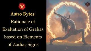 Astro Bytes | Rationale of Exaltation of Grahas based on Element of the Zodiac Sign