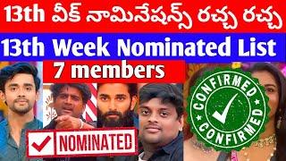 bigg boss 8 telugu 13th week Nominated list| bigg boss 8 telugu promo| @BigstarBunny