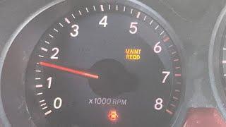 How to reset the maintenance required light on a 2004 Lexus ES330