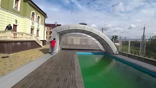 Раздвижной павильон для бассейна Concord от производителя Meridian