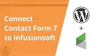 Connect Contact Form 7 to Infusionsoft with Zapier