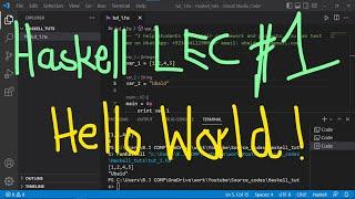 Haskell Programming Tutorial # 1 | Print in Haskell | Coursework help for Haskell | UBprogrammer