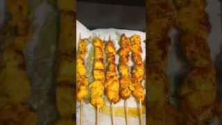 Brochettes de poulet airfrayer