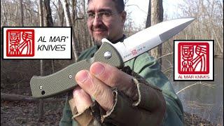 ($32) Al Mar Mini SERE 2020 Folding Knife Review AMK2208