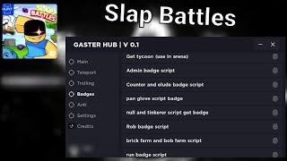  Slap Battles New Gaster Hub Gui V 0.1 《Script In Comments 》 