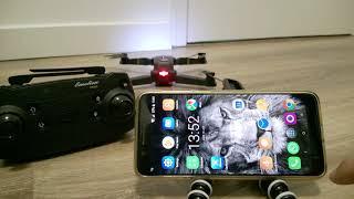 How to Record Videos with Mavic Clone Eachine E58 to a Cell Phone or SD Card using the FPV app?