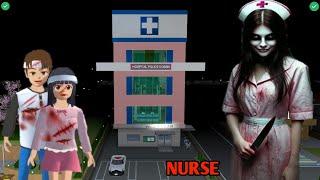 NURSE Zombie Doctor Haunted YUTA & MIO Baby  | SAKURA School Simulator Horror Drama 