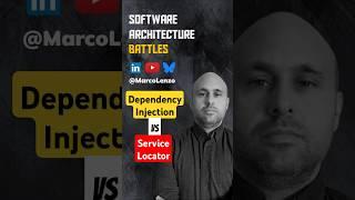 Dependency Injection vs Service Locator | Software Architecture Battles #programming