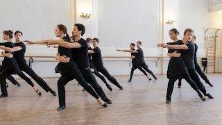 Rehearsal Tango "Del Plata". Igor Moiseyev Ballet