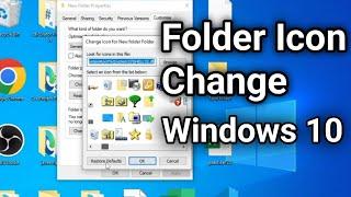 How to change folder icon in windows 10