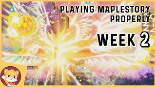 Playing MapleStory Properly | Week 2 Reboot Progression