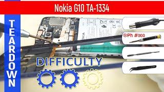 Nokia G10 TA-1334  Teardown Take apart Tutorial