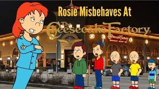 Rosie Misbehaves At The Cheesecake Factory And Gets Grounded!