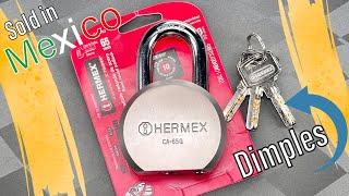 [1596] Hermex’s Dimple-Core Round Body Padlock (CA-65Q)