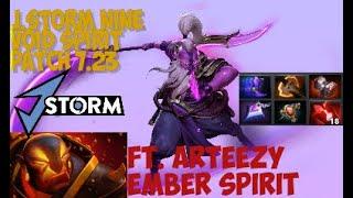 VOID SPIRIT J.STORM Nine [Ft. Arteezy EMBER SPIRIT] GAMEPLAY HIGHLIGHTS