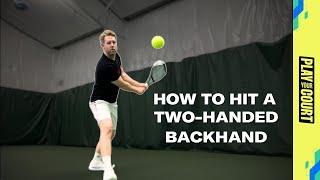 Tennis Lesson: 5 Steps To Turn Your Two-Handed Backhand Into A Weapon