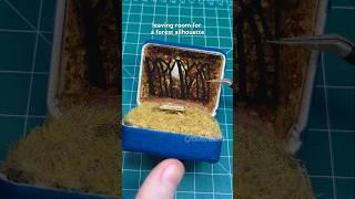 My tiniest project to date  diorama ring box