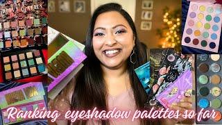 RANKING ALL MY EYESHADOW PALETTES 2024 FOR QUARTER 1 | SMITHY SONY