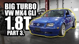 1.8T Big Turbo MK4 GLI hits the dyno. PT3