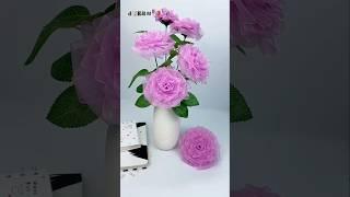 Fabric rose making #diycrafts #youtubeshorts