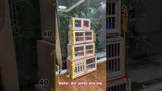 ️ 【Premium Solid Wood Dove Cage】The Ultimate Pigeon Palace – Handcrafted for Healthy, Happy Birds!