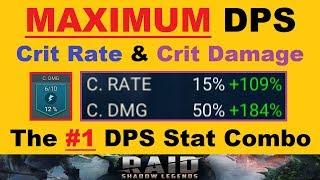 Getting *MAXIMUM* Damage from Crit & Crit Damage.. The #1 DPS Stat Combo in RAID: Shadow Legends