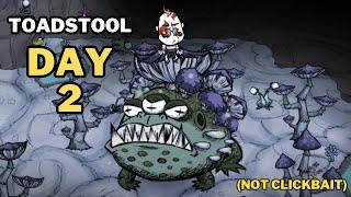 Toadstool in Day 2 Speedrun (Unseeded) - Don't Starve Together | DST