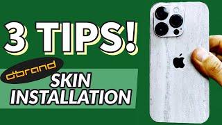 Avoid MISTAKES: dbrand skins REVIEW + 3 installation TIPS [NO HAIR DRYER needed!] (iPhone 14 Pro)