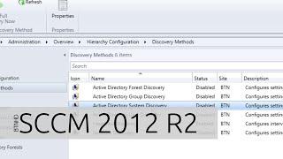 Configuring Discovery and Boundaries in SCCM 2012 R2