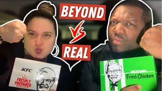 KFC Beyond Meat vs. Original Recipe [Taste Test + Food Review]