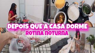 ROTINA DA NOITE DE UMA DONA DE CASA /jantar delicioso e fácil+ organização depois que todos dormem