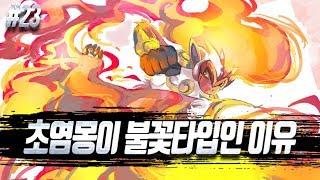 [포켓몬 어원편]초염몽이 불꽃타입인 이유 - [전자오랏맨]