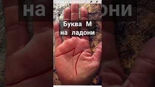 Буква М на ладони #хиромантия #знаки #предсказание