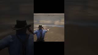 IF THE WEAPON GETS WET.THEN THE EFFECTIVENESS WILL DROP #rdr2