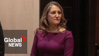 Growing calls in Canada's parliament for Trudeau to step down after Freeland resignation | FULL