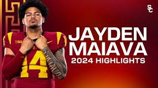 Jayden Maiava 2024 USC Football Highlights