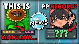 Blatant osu! Cheater Sets a 3000pp Play?! | Mrekk 2000pp Soon?! New Aim Farm Maps! osu! News