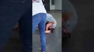 The timing of the foot sweep ‍ #judo