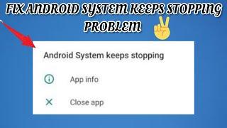 Fix Android System Keeps Stopping Problem|| TECH SOLUTIONS BAR