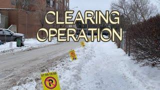 Raw footage + SNOW CLEARING OPERATION + winter 2022